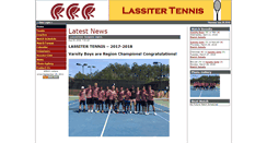 Desktop Screenshot of lassitertennis.com