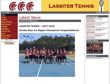 Tablet Screenshot of lassitertennis.com